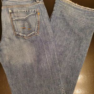 TAG Jeans Distressed Frayed Hem Low Rise Size 30 Waist
